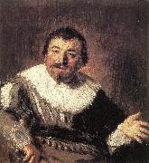 HALS, Frans Portrait of a Man Holding a Book g oil painting